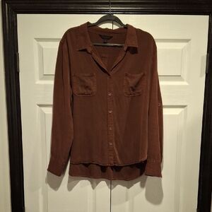 Rock & Republic Chocolate Brown Shirt